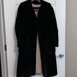 Circa 1950’s Seal Fur Coat by Christian Dior